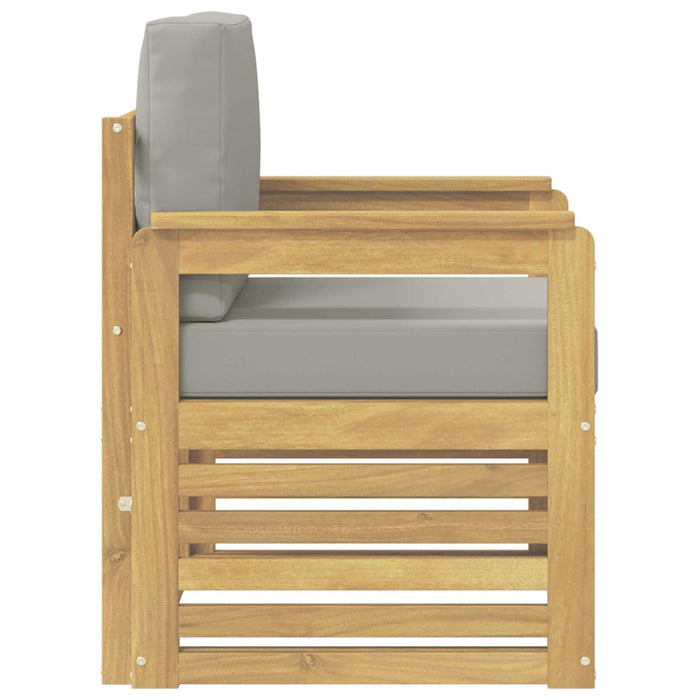 2 Bucată Set de canapele de exterior Poliester - WALTI WALTI