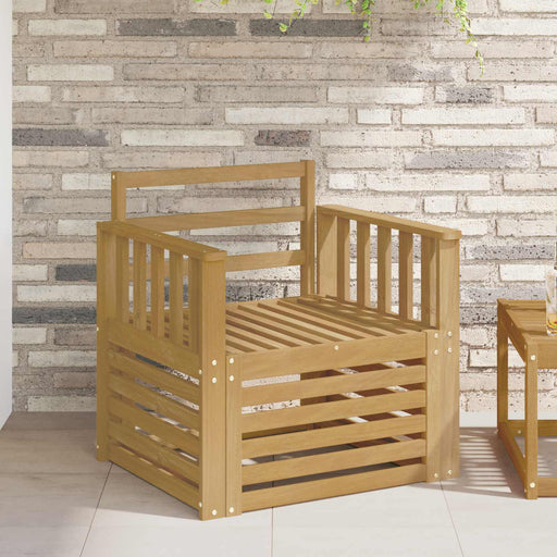 2 Bucată Set de canapele de exterior Lemn Solid de Acacia Alb - WALTI WALTI