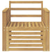 2 Bucată Set de canapele de exterior Lemn Solid de Acacia Alb - WALTI WALTI