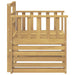 2 Bucată Set de canapele de exterior Lemn Solid de Acacia Alb - WALTI WALTI