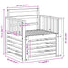 2 Bucată Set de canapele de exterior Lemn Solid de Acacia Alb - WALTI WALTI