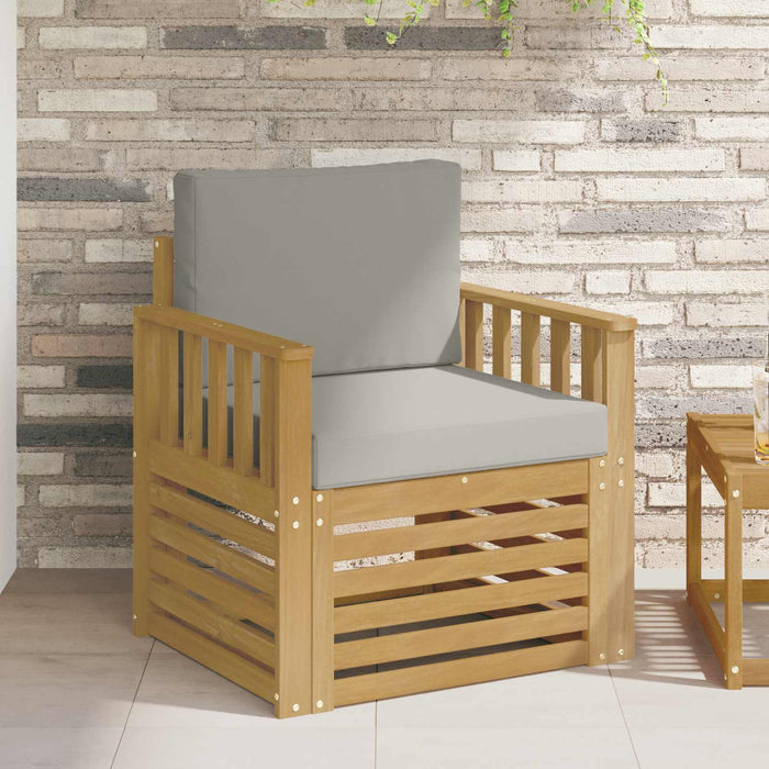 2 Bucată Set de canapele de exterior Poliester - WALTI WALTI