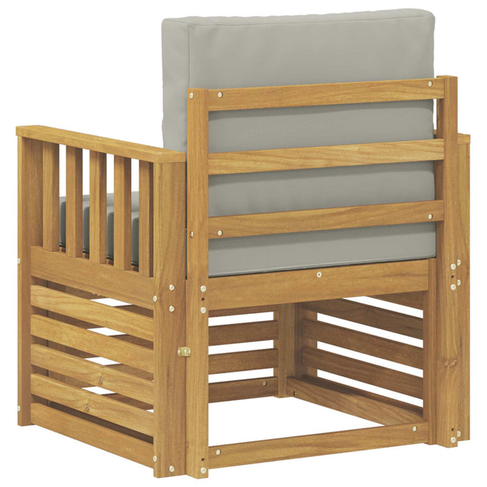 2 Bucată Set de canapele de exterior Poliester - WALTI WALTI