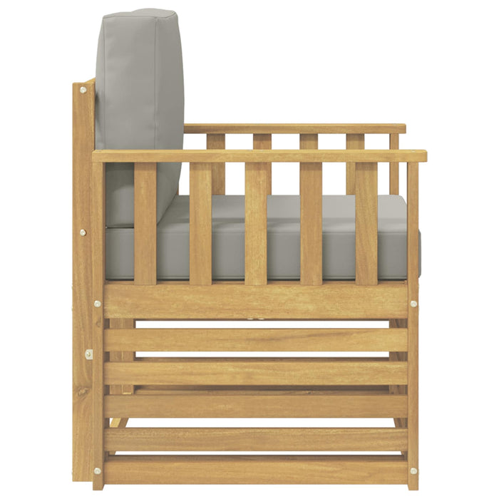 2 Bucată Set de canapele de exterior Poliester - WALTI WALTI