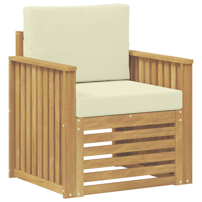 Set de canapele de exterior Poliester Alb - WALTI WALTI