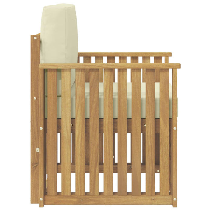 Set de canapele de exterior Poliester Alb - WALTI WALTI