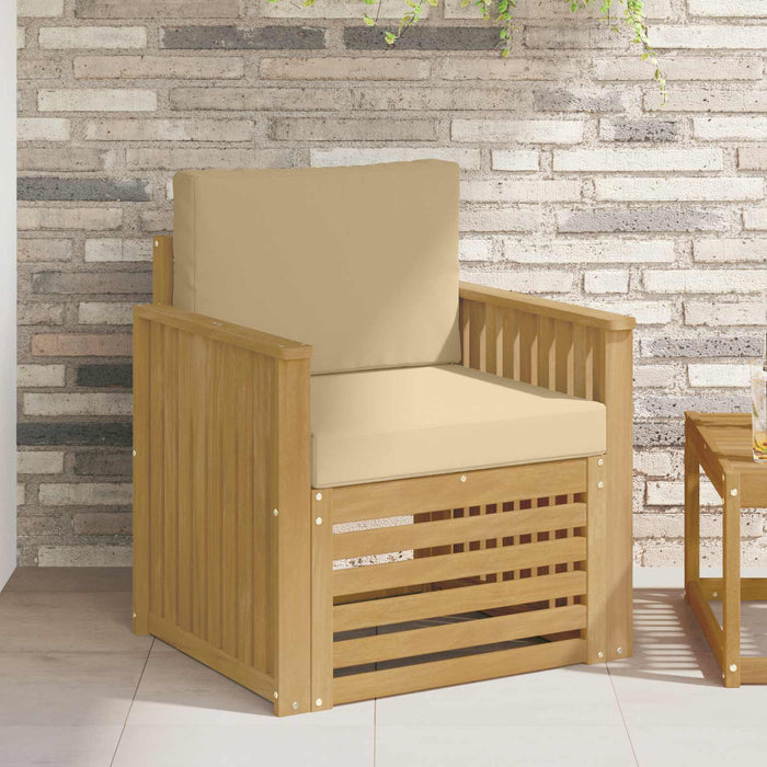 Set de canapele de exterior Poliester Alb - WALTI WALTI