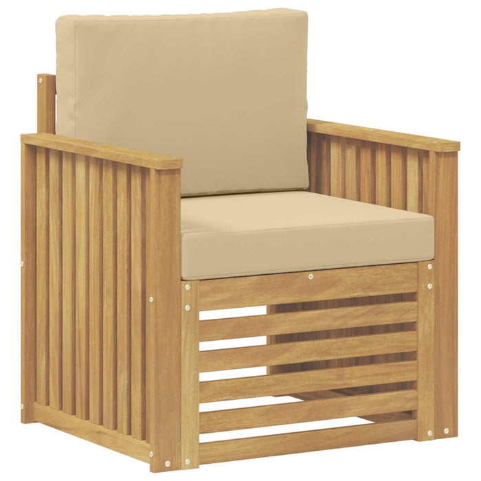 Set de canapele de exterior Poliester Alb - WALTI WALTI