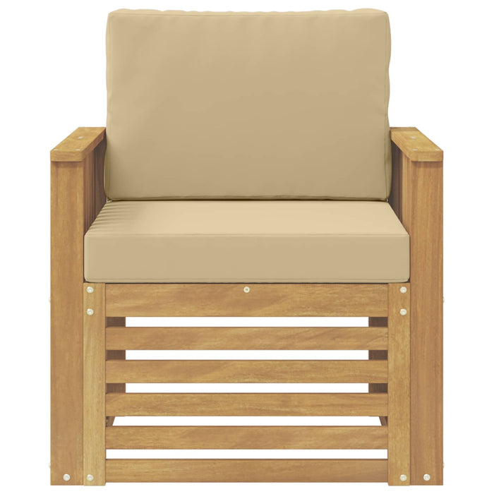 Set de canapele de exterior Poliester Alb - WALTI WALTI