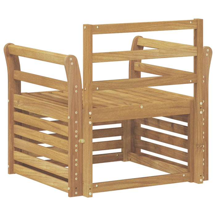 Set de canapele de exterior Lemn Solid de Acacia Alb - WALTI WALTI