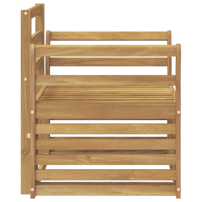Set de canapele de exterior Lemn Solid de Acacia Alb - WALTI WALTI