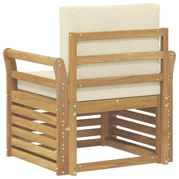 Set de canapele de exterior Poliester Alb - WALTI WALTI