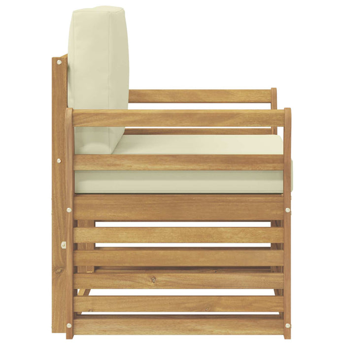 Set de canapele de exterior Poliester Alb - WALTI WALTI