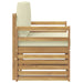 Set de canapele de exterior Poliester Alb - WALTI WALTI