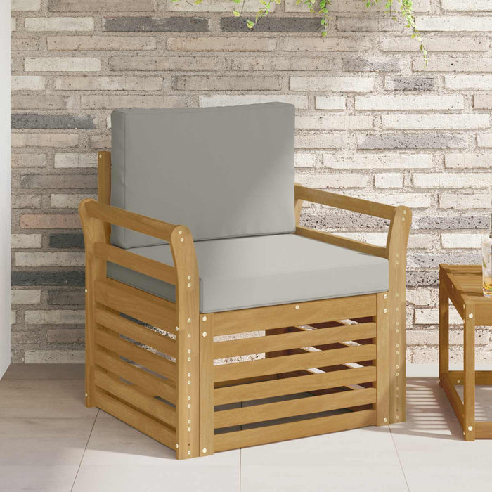 Set de canapele de exterior Poliester Alb - WALTI WALTI