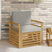 Set de canapele de exterior Poliester Alb - WALTI WALTI
