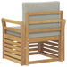 Set de canapele de exterior Poliester Alb - WALTI WALTI