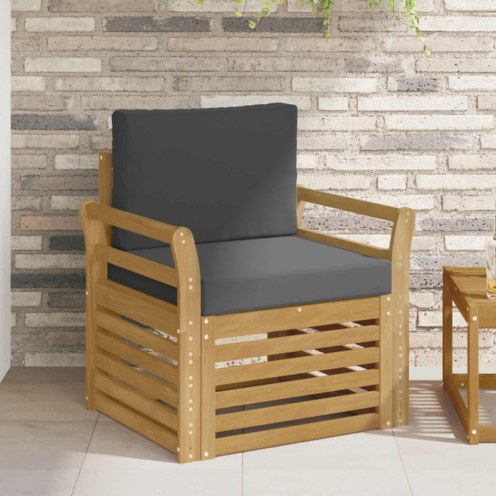 Set de canapele de exterior Poliester Alb - WALTI WALTI