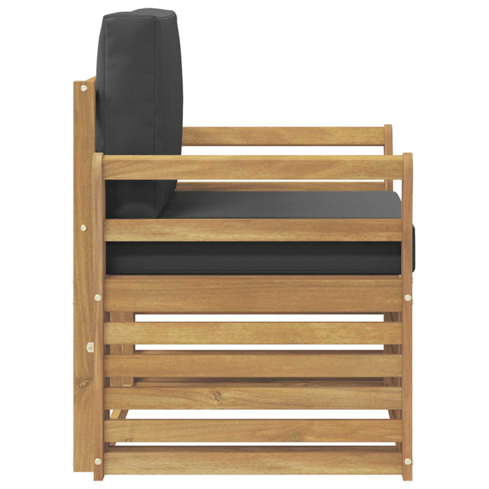 Set de canapele de exterior Poliester Alb - WALTI WALTI