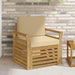 Set de canapele de exterior Poliester Alb - WALTI WALTI