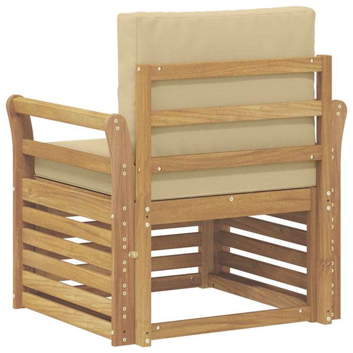 Set de canapele de exterior Poliester Alb - WALTI WALTI
