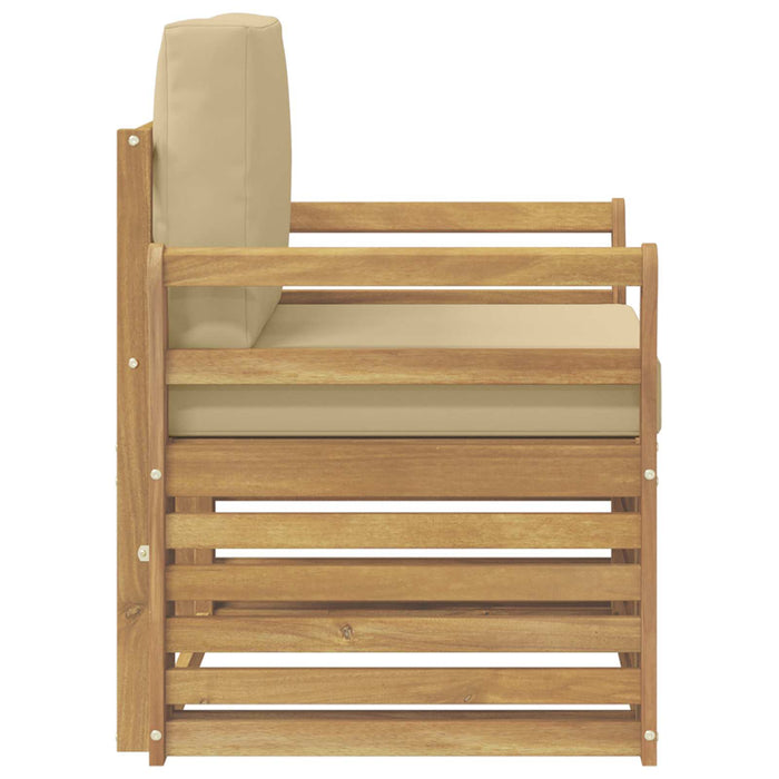 Set de canapele de exterior Poliester Alb - WALTI WALTI