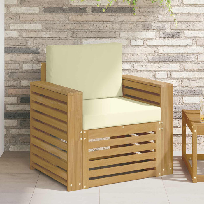 Set de canapele de exterior Poliester Alb - WALTI WALTI