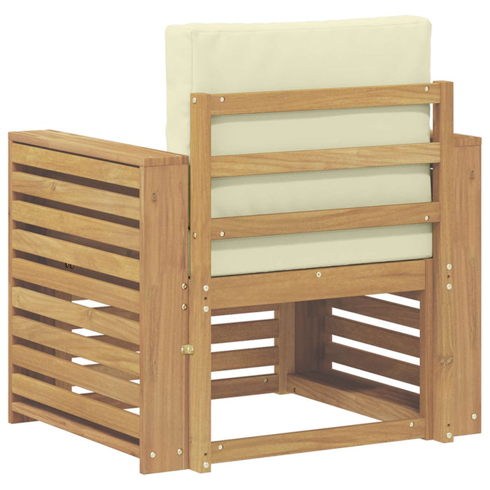 Set de canapele de exterior Poliester Alb - WALTI WALTI
