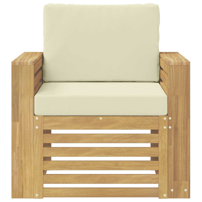 Set de canapele de exterior Poliester Alb - WALTI WALTI