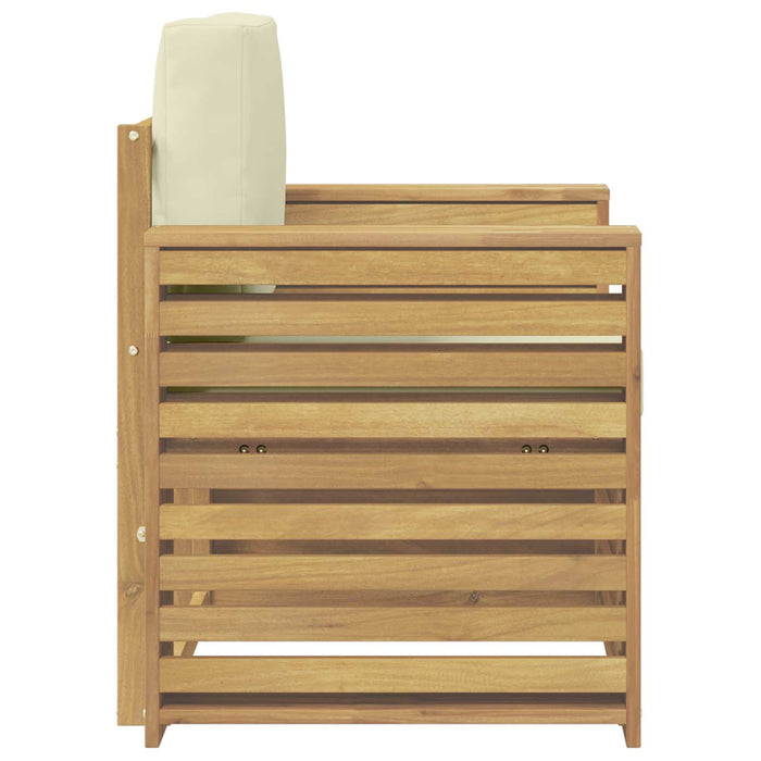 Set de canapele de exterior Poliester Alb - WALTI WALTI