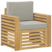 Set de canapele de exterior Poliester Alb - WALTI WALTI