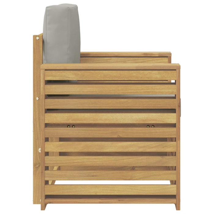 Set de canapele de exterior Poliester Alb - WALTI WALTI