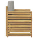 Set de canapele de exterior Poliester Alb - WALTI WALTI