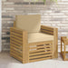 Set de canapele de exterior Poliester Alb - WALTI WALTI
