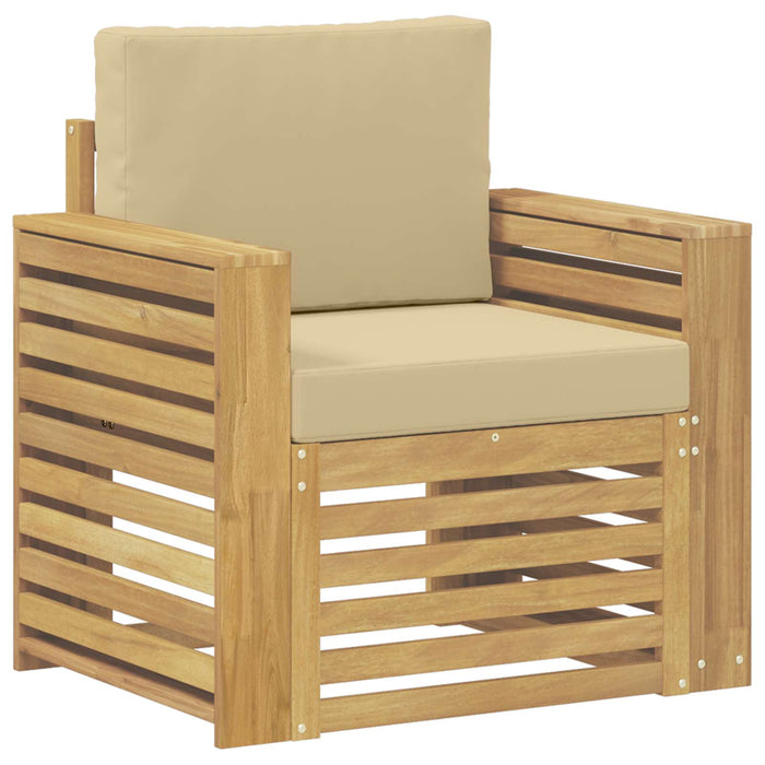 Set de canapele de exterior Poliester Alb - WALTI WALTI