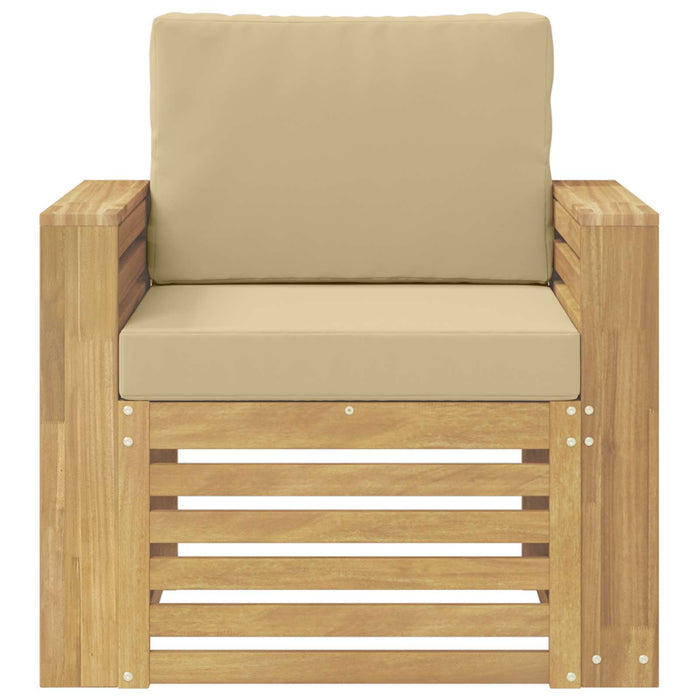 Set de canapele de exterior Poliester Alb - WALTI WALTI