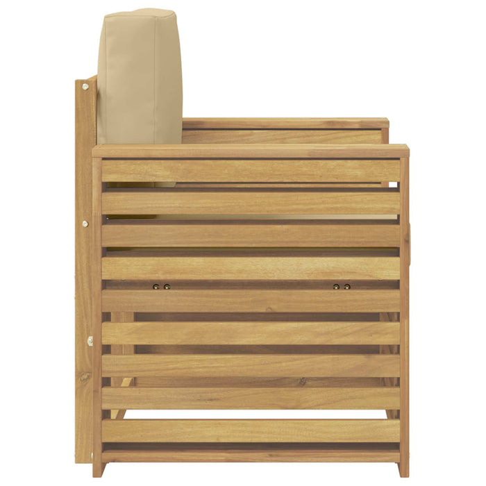 Set de canapele de exterior Poliester Alb - WALTI WALTI