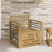 Set de canapele de exterior Lemn Solid de Acacia Alb - WALTI WALTI