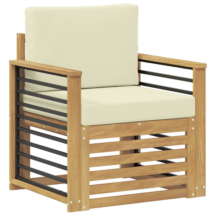 Set de canapele de exterior Poliester Alb - WALTI WALTI