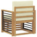 Set de canapele de exterior Poliester Alb - WALTI WALTI