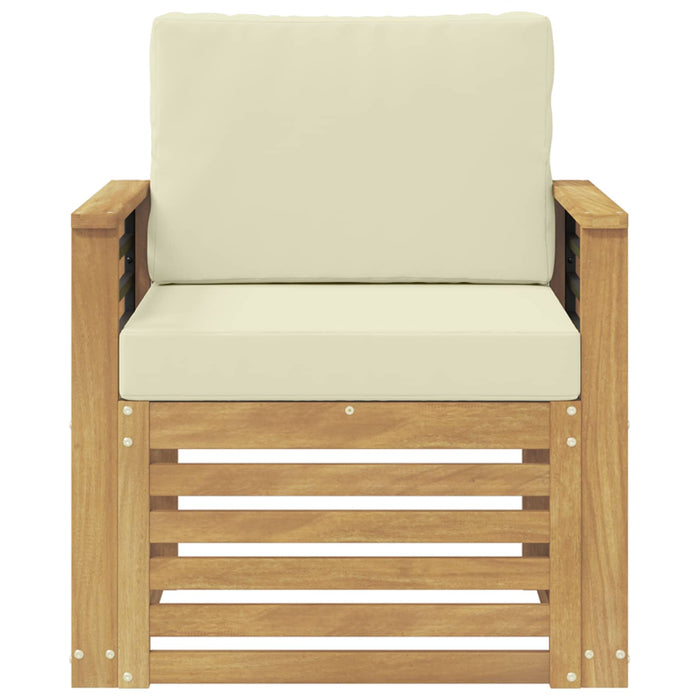 Set de canapele de exterior Poliester Alb - WALTI WALTI