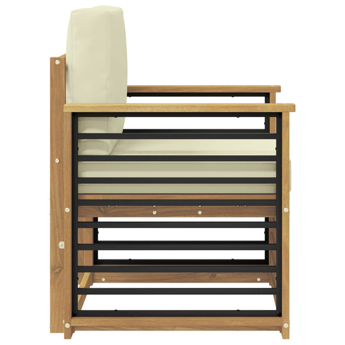 Set de canapele de exterior Poliester Alb - WALTI WALTI