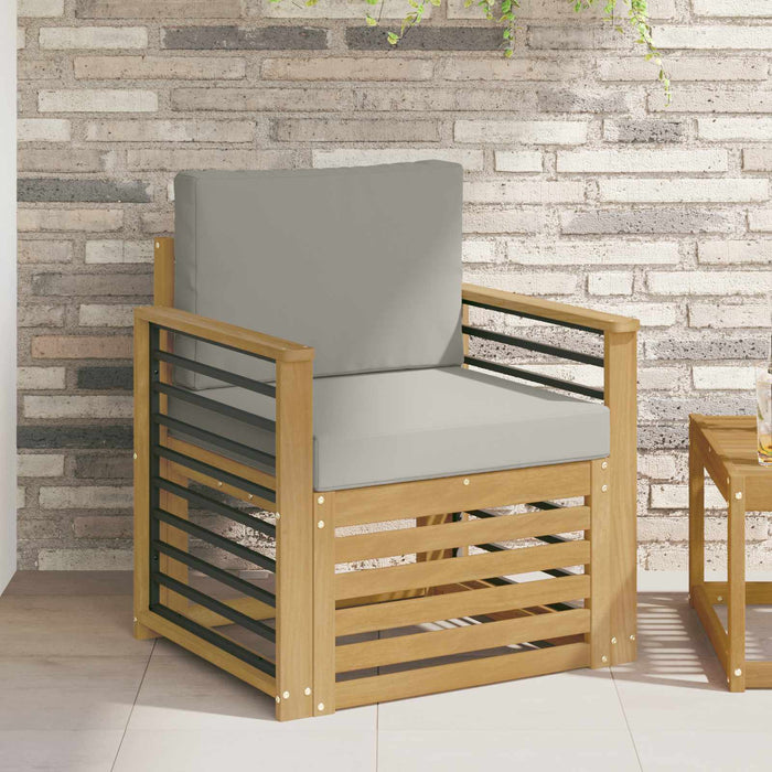 Set de canapele de exterior Poliester Alb - WALTI WALTI