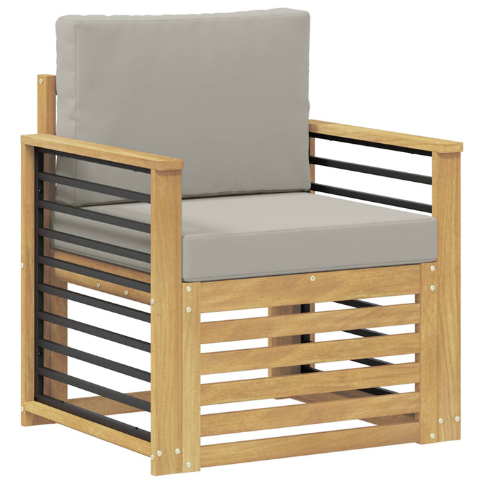 Set de canapele de exterior Poliester Alb - WALTI WALTI