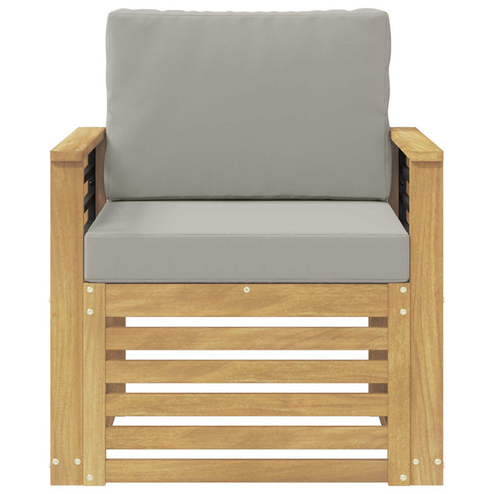 Set de canapele de exterior Poliester Alb - WALTI WALTI