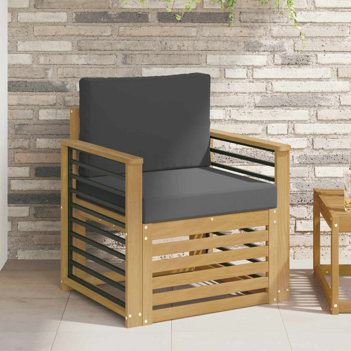 Set de canapele de exterior Poliester Alb - WALTI WALTI