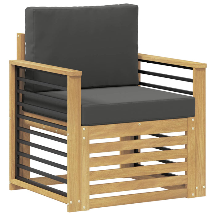 Set de canapele de exterior Poliester Alb - WALTI WALTI