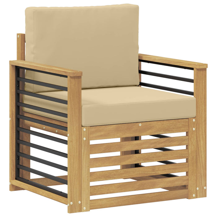 Set de canapele de exterior Poliester Alb - WALTI WALTI