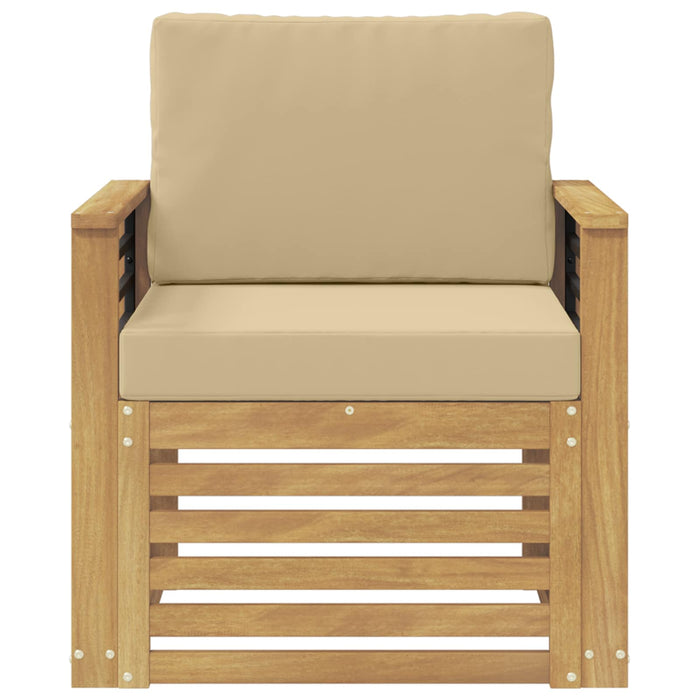 Set de canapele de exterior Poliester Alb - WALTI WALTI