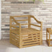 Canapea de exterior Lemn Solid de Acacia Alb - WALTI WALTI